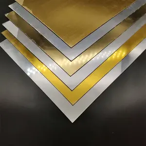 1200X600mm ABS Brushed Gold/Silver Color 0.3-12mm Laser Engraving ABS Plastic Sheet Sheet Wholesale