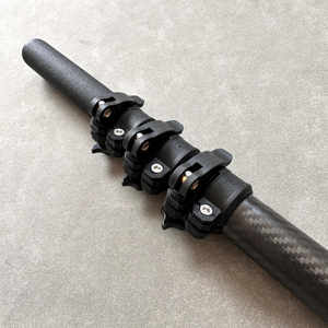 Obstpflücker-Stange 80 Fuß Obstpflückwerkzeug 15 <span class=keywords><strong>m</strong></span> 60 Fuß Teleskopstange aus Kohlefaser für Kokosnusspflückung - Product Image 6