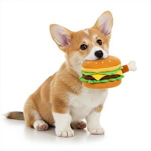 Jouet en peluche pour chien, motif à carreaux, design de dessin animé, pour chien, jeu interactif avec fonction de distribution de friandises - Product Image 3