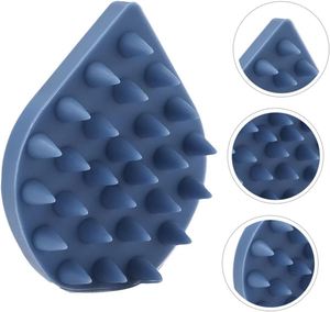 Brosse de massage du cuir chevelu en silicone, brosse de bain, nouvelle forme en goutte d'eau pour un nettoyage en profondeur du cuir chevelu et une relaxation des méridiens - Product Image 3
