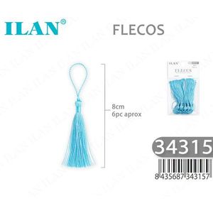 Ilan Flecos - Flecos Decorativos de 8 cm, Paquete de 6 Unidades, Suministros para Manualidades - Product Image 1