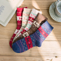 Vente en gros de chaussettes épaisses en laine pour hommes Chaussettes d'hiver en cachemire Chaussettes chaudes en laine mérinos pour hommes Unisexe
