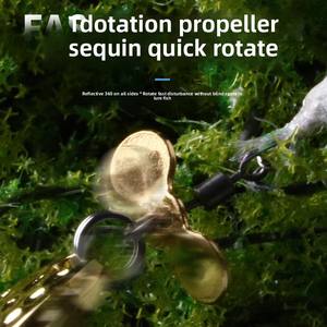 Groupe Pêche à <span class=keywords><strong>la</strong></span> mouche Lumineux Glace Soie Crevette Crochet Melon Graine Sequin Rotation Hélice Micro-Objet Faux Appât Blanc Leurre De Pêche - Product Image 3