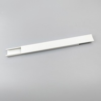 Perfil de PVC Extruido OEM para Cables, Corte Personalizado, Perfil LED de Plástico, Protección Antiestática ESD, Resistente al Fuego, Sellado para Iluminación