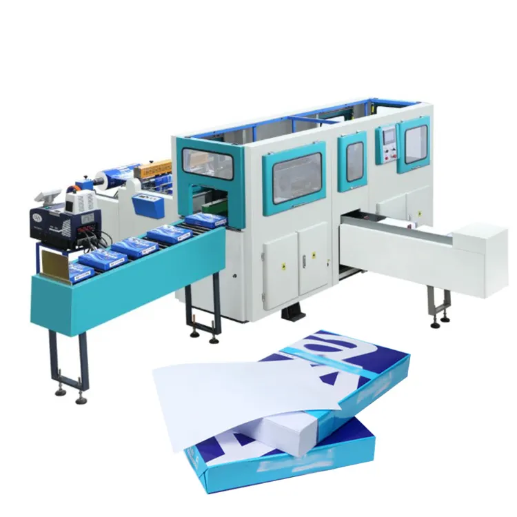 BTCP-297C Volledige Automatische Fabrikanten A4 Papier Verpakking Machines Sterven Snijmachine Papier Wikkelen Machine