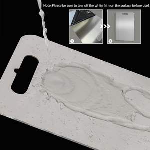 เขียงสแตนเลส304สำหรับห้องครัวเขียงสองด้านป้องกันแบคทีเรีย - Product Image 3