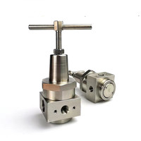 Régulateur haute pression pneumatique en acier inoxydable 304, 40 bars, vanne de réduction de pression pour compresseur d'air de Machine de moulage par soufflage