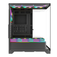 Torre Completa, la Más Popular, de Alta Calidad, con Vista al Mar, con Tira de Luces RGB, PC para Juegos, Escritorio, ATX/MATX, Caja de Ordenador para Gamers y Torres