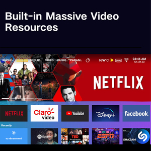 C6 Pro kinh doanh Android thông minh cho Bluetooth Wi-Fi điện thoại 4k rạp hát tại nhà chiếu với <span class=keywords><strong>LED</strong></span> video 3D Movie Freestyle Beamer - Product Image 5