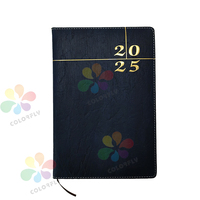 Gran oferta A5 Agendas de cuero 2025 planificadores diario Agenda cuaderno calendario planificador regalo a buen precio