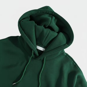 Sweats à capuche personnalisés pour hommes avec impression numérique personnalisée couleurs unies en tissu polaire de coton à bas prix - Product Image 1