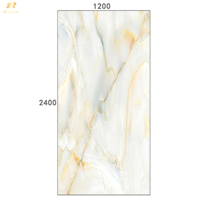 Mua Đá Quý Gốm Màu Vàng Thiên Hà Tuyệt Đẹp Đá Cẩm Thạch Mã Não Xanh Dương Định Dạng Lớn Gạch Lát Tường Nhà Vệ Sinh Màu Đá Sảnh Biệt Thự Đá Mã Não - Product Image 2