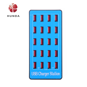 Venta al por mayor Universal 20 puertos USB estación de carga 10/20/30/40/50 Multi-Puerto cargador rápido 100W USB hub cargador estación de acoplamiento - Product Image 4
