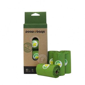 Sacs à déjections canines compostables et biodégradables écologiques à marque privée en PLA+PBAT+Amidon de maïs pour usage extérieur et domestique - Product Image 3