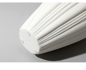 Ensemble de vases en céramique blanc mat, style moderne minimaliste, pots de fleurs de jardin avec trou de drainage, vases écologiques durables pour le salon - Product Image 4