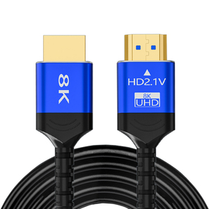 Fabricants de câbles hdmi câble hdmi 2.1 8k plaqué or 8k 60hz <span class=keywords><strong>4k</strong></span> <span class=keywords><strong>120hz</strong></span> câble hdmi personnalisé 1m 1.5m 2m 3m 5m pour télévision mobile - Product Image 1