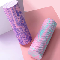 Rodillo de Espuma EVA de 90 cm para Relajación, Masaje Muscular Profundo de Alta Densidad, Recuperación, Equilibrio, Estabilidad, Gimnasio en Casa, Yoga, Pilates, con Logotipo Personalizado