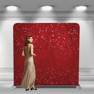 Tenison telón de fondo de aluminio cuadrado soporte de tensión 8x8 funda de almohada fotomatón telón de fondo personalizado CMYK impresión ligera - Product Image 4