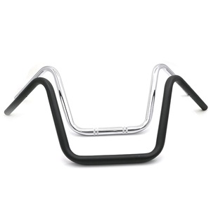 XHT Drag Bar Handlebar - 1" Diameter, 70.5cm Length, Black, For Harley Sportster, VTX, Shadow & Custom Bikes - View #7