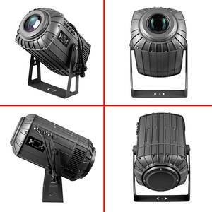 <span class=keywords><strong>Projecteur</strong></span> Gobo <span class=keywords><strong>LED</strong></span> Commercial 300W à Effet Vague d'Eau avec Zoom, Construction en Alliage d'Aluminium Classé IP65 pour Éclairage Publicitaire - Product Image 3