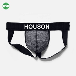 Logo di testo personalizzato da uomo perizoma biancheria intima 95% cotone 5% elastan sospensiva con cinturini neri etichette personalizzate confezione etichetta - Product Image 4