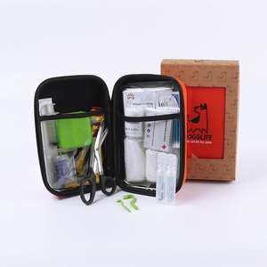 Estuche con cremallera de EVA Multi Net, botiquín de primeros auxilios de almacenamiento separado para mascotas, botiquín de primeros auxilios personalizado para animales pequeños al aire libre - Product Image 2