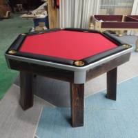 Fabrik Moderner Stil Professioneller Casino-Tisch Maßgefertigter Holz-Roulette- und Pokertisch für Unterhaltung