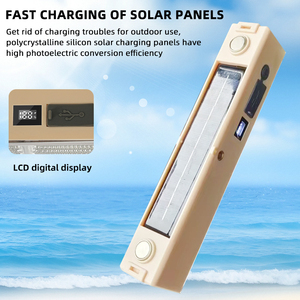 <span class=keywords><strong>Tube</strong></span> de lampe à <span class=keywords><strong>LED</strong></span> Blanc lumineux Éclairage personnalisé Couleur Design Rechargeable <span class=keywords><strong>Tube</strong></span> de lampe à énergie solaire - Product Image 4