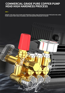 Limpiador de ruedas de coche de Alta Presión Bomba de cigüeñal 150bar <span class=keywords><strong>lavadora</strong></span> de chorro de agua de alta presión <span class=keywords><strong>lavadora</strong></span> de presión de coche eléctrico - Product Image 3