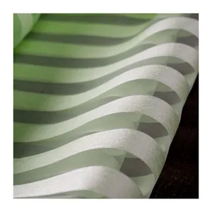 Zebra Crossing Striped Plain Fabric 100polyester Fabric Mesh Net Fabric Organza For Dress