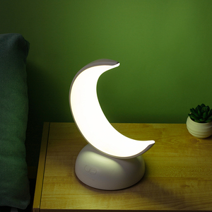 Luna luz de noche LED Luna blanco cálido dos colores lámpara suave USB recargable aromaterapia lámpara de mesa para niños adolescentes dormitorio hogar - Product Image 6