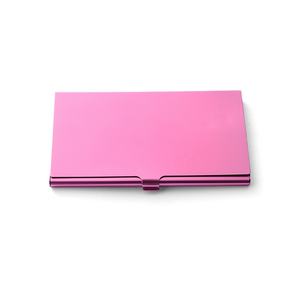Échantillon gratuit de porte-cartes de visite en métal personnalisé multicolores, étui à cartes en aluminium - Product Image 3