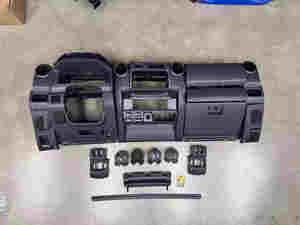 Accesorios para Automóviles YBJ, Cubierta de Tablero FJ79 para Land Cruiser LC70 Pick Up LHD RHD LC76 LC79 2007-2024, PANEL DE TABLERO LC79 - Product Image 5