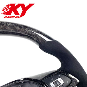 Volant en fibre de carbone personnalisé pour Volkswagen Golf 6 7 Polo Passat Tiguan MK6 MK5 MK7 GTI R Tiguan Jetta CC Touran - Product Image 2