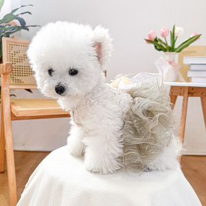 New Design Explosive Models Personalized Pet Costume Summer Queens Wedding Dress Dogs Fashion Party Lace Dress Dog <b>Clothes</b> - Product Image 5