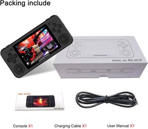 Tarjeta TF de 64G integrada, 2500 Juegos clásicos originales y sin repetición, consola de juegos Retro portátil <span class=keywords><strong>RG351P</strong></span> - Product Image 2