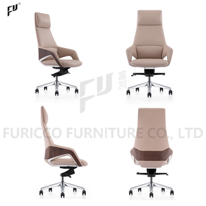 Venta al por mayor de lujo ergonómico moderno giratorio Manager silla de oficina ajustable para el trabajo ejecutivo de cuero genuino sillas de oficina - Product Image 2
