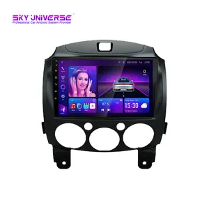 9Inch 2 Din Auto Dvd-Videospeler Voor Mazda 2 2007-2014 Android 11 Auto Audio Radio Stereo Gps Navigatie Multimedia Dsp Carplay