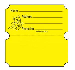 Biglietti per Eventi Bingo, Rotoli di Biglietti Personalizzati per Lotterie Doppie, Buoni Sconto con Scritta 'Keep This Stub' - Product Image 3