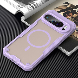 Funda Protectora para Teléfono con Acabado Mate Translúcido Color Humo para <span class=keywords><strong>Google</strong></span> <span class=keywords><strong>Pixel</strong></span> 10A/9A/8A/6A/10 9 Pro XL/10 9 8 <span class=keywords><strong>6</strong></span> Pro, Protección Anticaídas, Magnética - Product Image 1