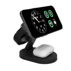 <span class=keywords><strong>Mejor</strong></span> venta <span class=keywords><strong>2023</strong></span> Cargador inalámbrico plegable Cuatro en Uno soporte de luz nocturna Carga inalámbrica - Product Image 1