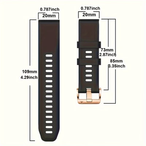 <span class=keywords><strong>Bracelet</strong></span> de <span class=keywords><strong>montre</strong></span> sport en silicone à libération rapide de 20 mm pour <span class=keywords><strong>Garmin</strong></span> Fenix 8 43 mm, <span class=keywords><strong>montre</strong></span> pour <span class=keywords><strong>femme</strong></span> - 18 couleurs disponibles - Product Image 6