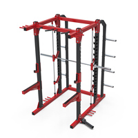 Équipement de musculation multi-gym commercial, machine Smith, rack de musculation, construction en acier métallique de haute résistance BF6000F