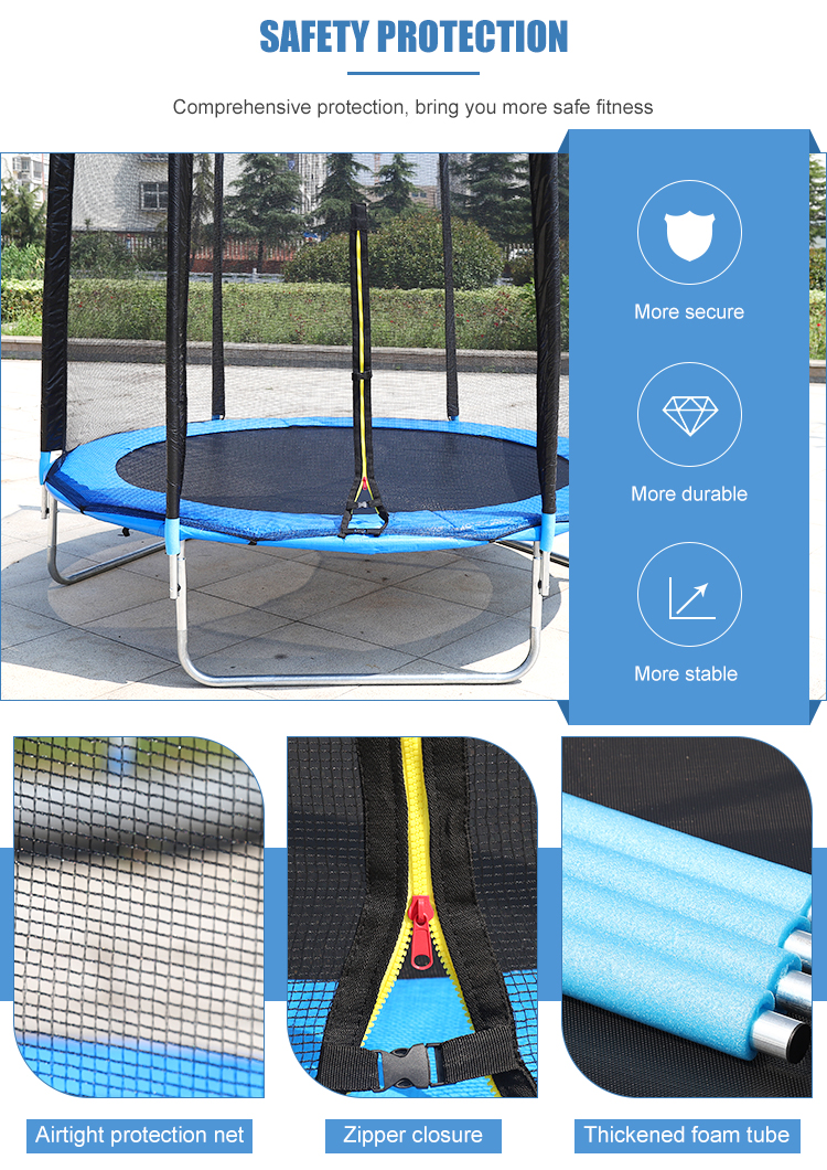 Lovekids Wholesale Cheap 12ft Trampoline  with Safety Net Trampolines  for Sale