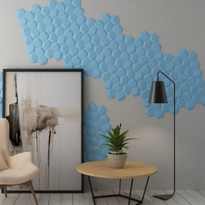 Paneles de Pared <span class=keywords><strong>3D</strong></span> Heteromorfos DT001, Paneles <span class=keywords><strong>3D</strong></span> HEXAGONALES para Decoración de Interiores del Hogar - Product Image 2