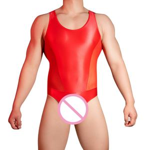 Top di vendita trasparente stretto <span class=keywords><strong>in</strong></span> un pezzo canotta di seta <span class=keywords><strong>collant</strong></span> Stretch senza cuciture da uomo Sexy biancheria intima Spandex/Nylon solido - Product Image 6