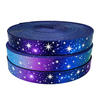 Sangle en tissu écologique 100 % polyester imprimé chevrons 25 mm à pois et dégradé zèbre pour sacs, chaussures et projets DIY – Vente en gros