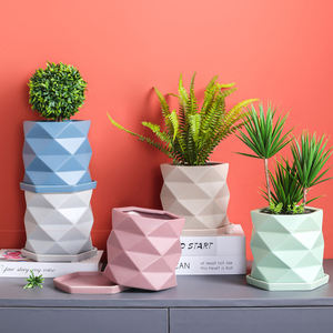 Vasi per fioriere per interni all'ingrosso <span class=keywords><strong>vendita</strong></span> calda europa design geometrico <span class=keywords><strong>piante</strong></span> <span class=keywords><strong>da</strong></span> giardino vaso <span class=keywords><strong>da</strong></span> fiori in ceramica - Product Image 2