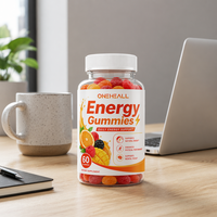 Gummies Énergisantes de Créatine pour Adultes en Gros, Marque Privée, pour la Croissance Musculaire et les Compléments Sportifs, 60 unités