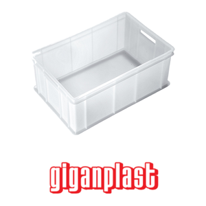 Giganplast <b>Crate</b> Service Stackable 60 x 40 x 32 h cm Hotel Catering Supplies Wholesale - Product Image 4